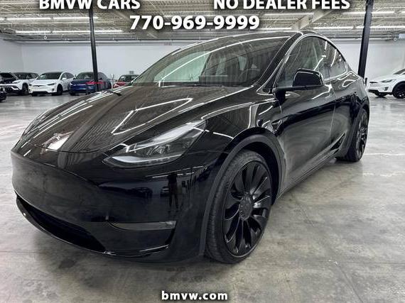 TESLA MODEL Y 2022 7SAYGDEF9NF562963 image